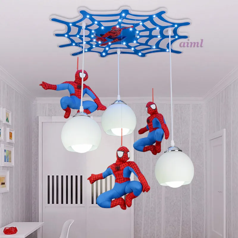 New children's house spider man light LED bulb with bedroom boys