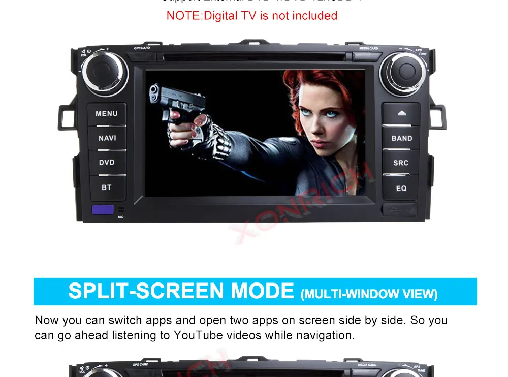 Excellent Car Multimedia Player 2 Din Android 9.0 DVD Automotivo For TOYOTA/AURIS/Altis/COROLLA 2012 2013 Radio FM 4 Core Wifi GPS Navi 23 Excellent Car Multimedia Player 2 Din Android 9.0 DVD Automotivo For TOYOTA/AURIS/Altis/COROLLA 2012 2013 Radio FM 4 Core Wifi GPS Navi 23