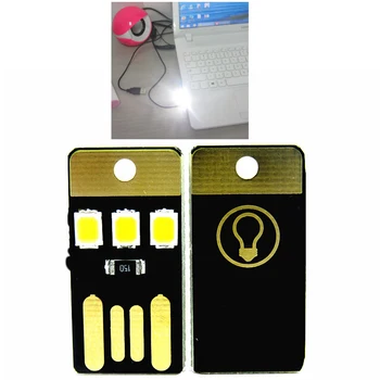 

Led Card Pocket Light Wallet Light Portable USB Lamp with Mobile Power Energy Saving Desktop Lights for Computer Laptop Wallet