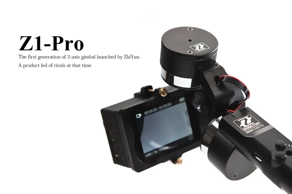 

ZhiYun Z1-PRO 3-Axis Handheld Brushless Stabilizing Gimbal for GoPro 3 3+ 4