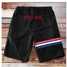 Новинка Лето Мужчины Экстра большой повседневные мужские шорты Путешествия Пляж шесть очков шорты-бермуды плюс размер 2-4xl 5xl 6xl 7xl 8xl