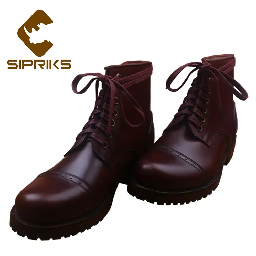 mens leather sole boots