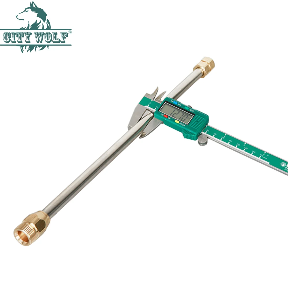 City Wolf мойка высокого давления Удлиняющая Металлическая Насадка M22x1.5 G1/4