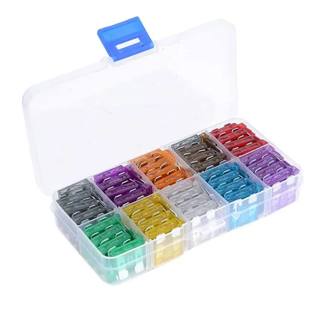 35x Universal MIXED Mini Blade Fuse AUTO Car Motorbike 5 7.5 10 15 20 25 30 AMP