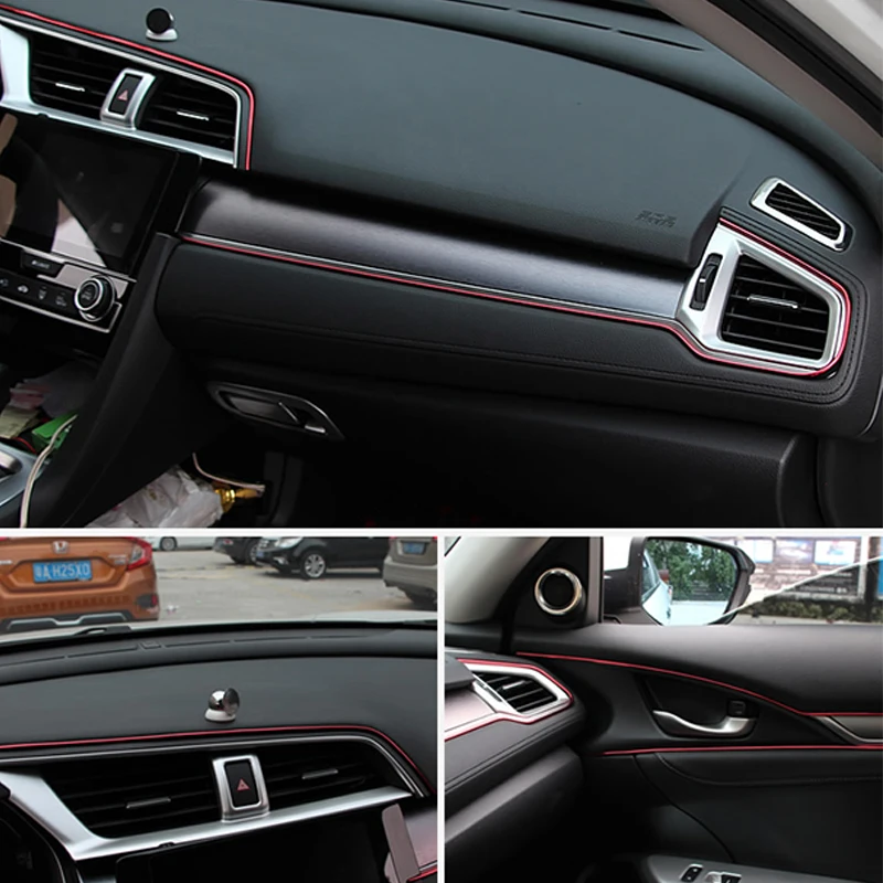 5M DIY Car Decoration Plated Trim Strip For Fiat grande punto 500 ducato panda Opel Insignia Corsa d VW Polo Golf 4 5 6 7 Jetta
