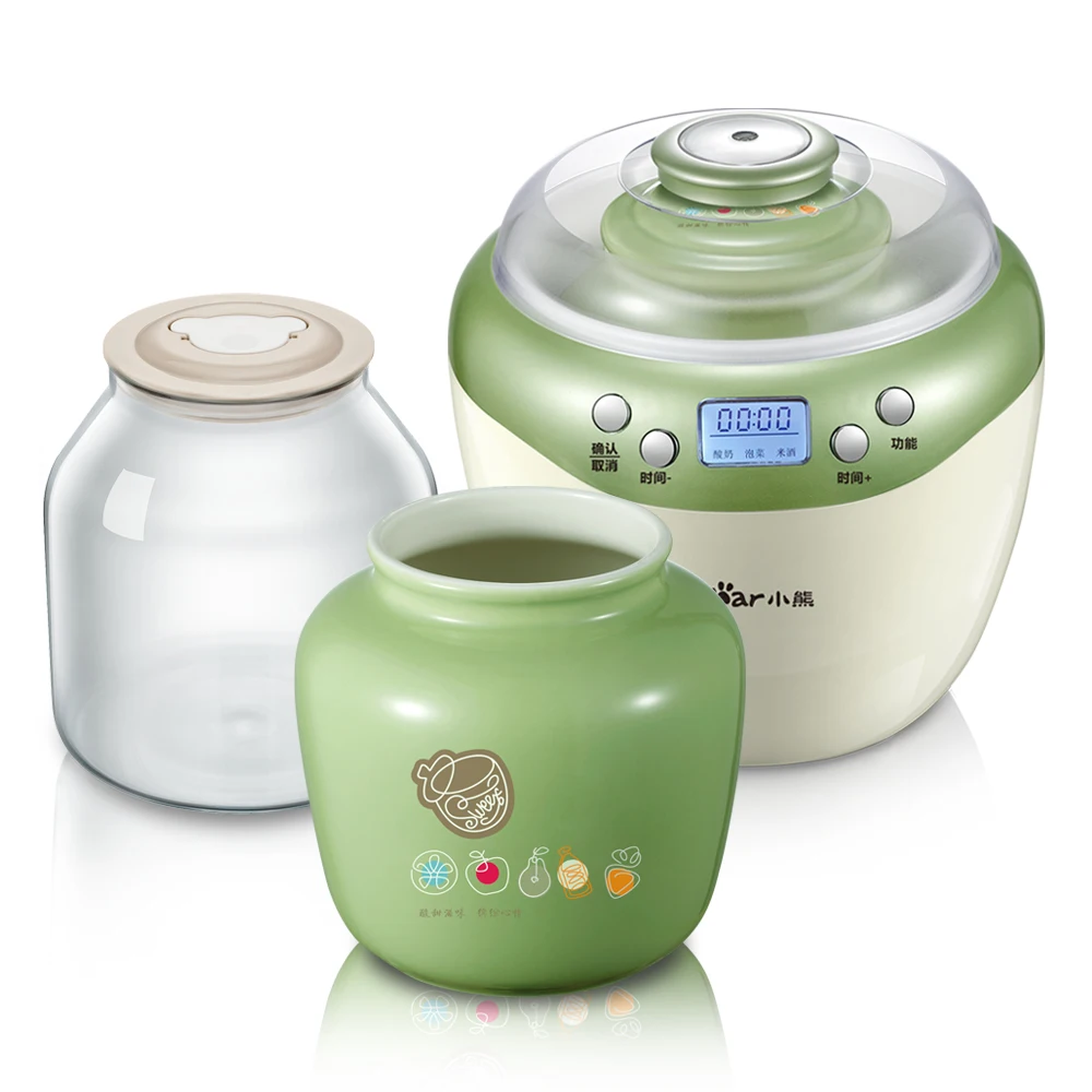 

Bear 2.0L Large Capacity Yogurt Makers Household Automatic Rice Wine Natto Yogurt Making Machine Pickle Altar Ceramics Liner