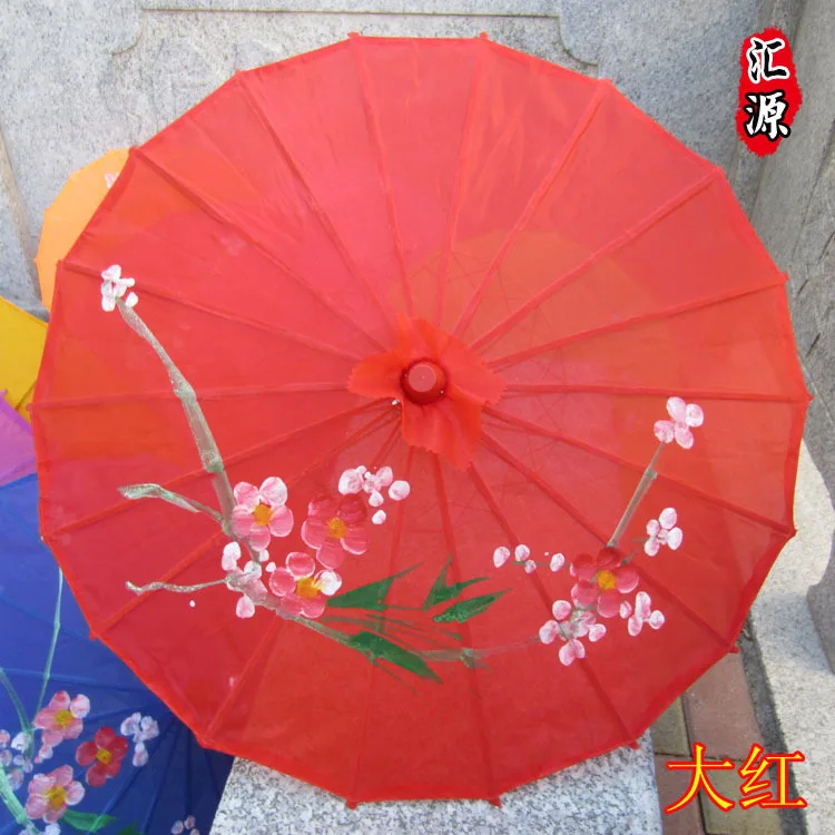 Зонтик с лентами и кисточками, зонтик Cheongsam Hanfu, Классический Шелковый Зонтик для танцев, женский зонтик в китайском стиле Tang ombrello