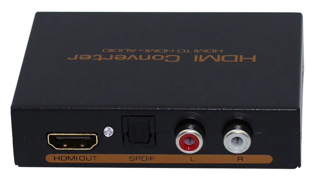 2 шт./лот HDMI к HDMI и оптический SPDIF Suppport 5,1+ RCA L/R аудио видео экстрактор конвертер сплиттер адаптер