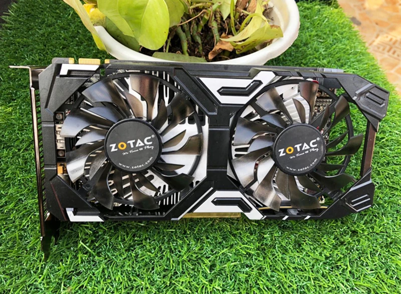 Видеокарты ZOTAC GTX 950 2GD5 Thunder GeForce TSI PA GDDR5 для nVIDIA Map GTX950 2GB б/у|Графические карты| |