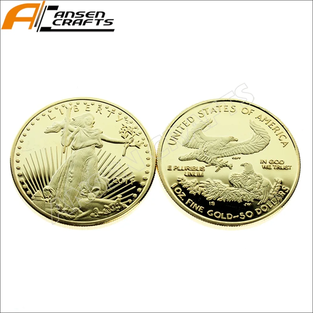 

1 Oz. Fine Gold Double Eagle 2011 Liberty Gold Coin with Copy Fr. USA