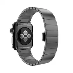Браслет ремешок на запястье Смарт часы ремешок браслет со звеньями для Apple Watch Band Оригинал Бабочка застежка ремешок для часов 38 мм 42 мм