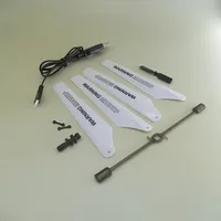 SYMA S39 wind leaf fan Main Blade Props Connect Buckle Flybar USB Cable Tail Blade R/C Helicopter Toys Model RC Spare Parts Accs 2