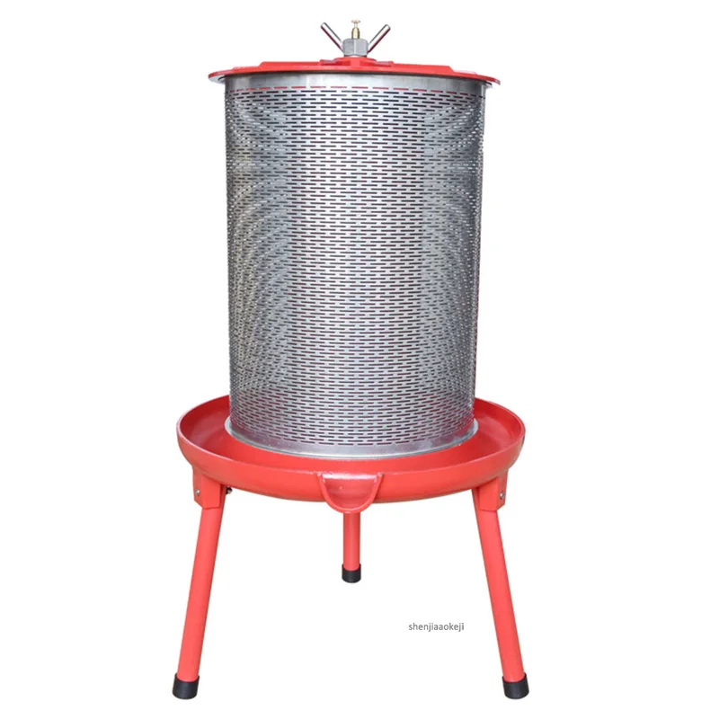 40л полуавтоматическая нержавеющая сталь пресс соковыжималка машина многофункциональный Фруктовое вино/Мед/виноград шлак сепаратор гидравлический пресс