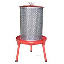 40л полуавтоматическая нержавеющая сталь пресс соковыжималка машина многофункциональный Фруктовое вино/Мед/виноград шлак сепаратор гидравлический пресс