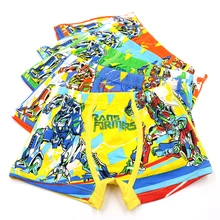 Бикини фу 5 шт./лот трусики для мальчиков хлопок Детский мультфильм трусики детские трусы-боксеры и брифы для мальчиков 2-11yesrs