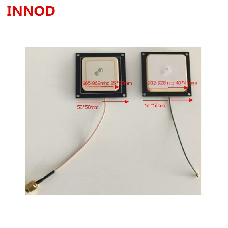 

40*40mm sma ipex passive 2dbi small uhf rfid Antenna Ceramics for iso epc gen2 desktop handheld uhf rfid reader embedded system