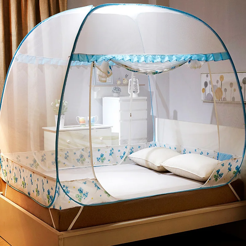 

Bi-parting mosquito net double bed summer baby bed canopy decoration Mongolian Yurt Mosquito Net crib outdoor camping insect net