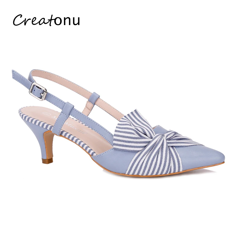

MaxMuxun Women High Heel Pointed Toe Pumps 2018 New Style Ladies Pumps Butterfly Knot Party Dress Shoes For Office Lady