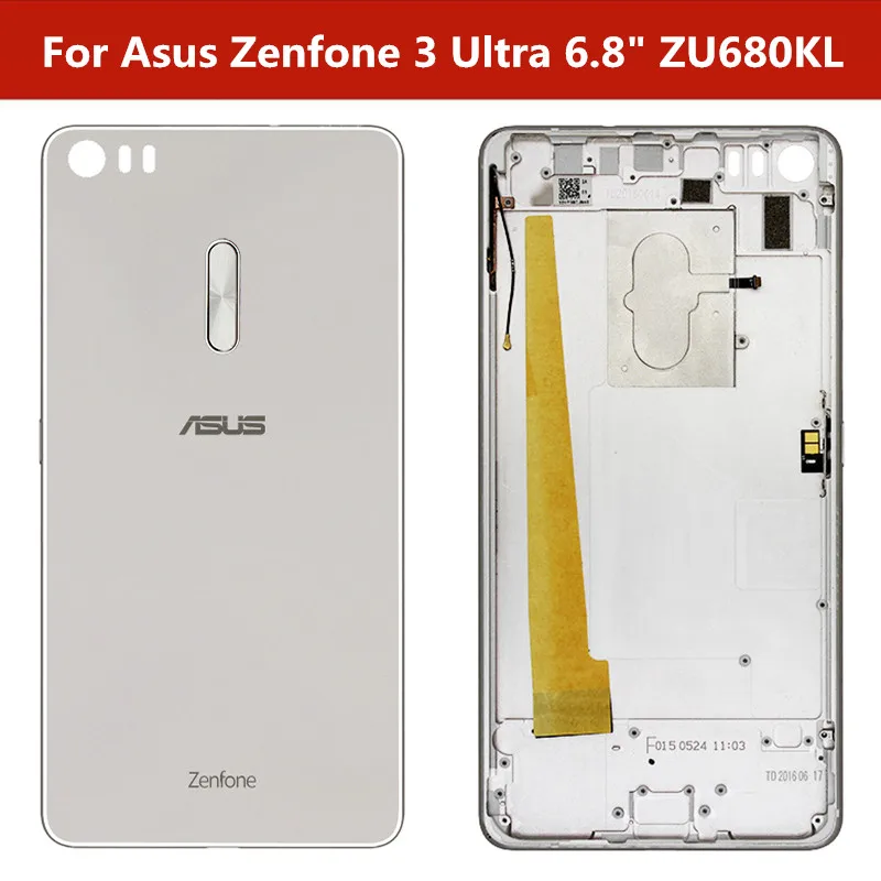 

Battery Back Housing Cover For Asus Zenfone 3 Ultra 6.8" ZU680KL Rear Door Cover For Asus Zenfone ZU680KL Case For Asus ZU680KL