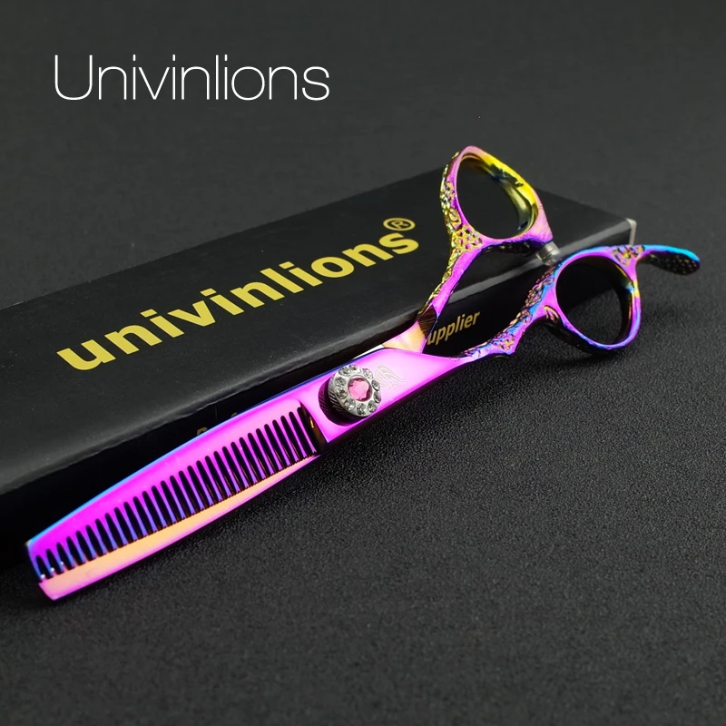 Парикмахерские ножницы univinlions 440C для левой руки 6 дюймов|hand scissors|hairdressing sissorsthinning
