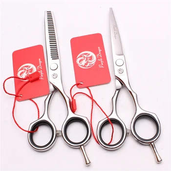 

5.5" 16cm JP Steel Shiny Colour Purple Dragon Thinning Shears Cutting Scissors Barber Scissors Professional Hair Scissors Z1004