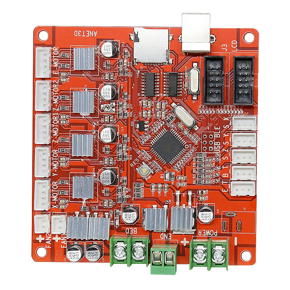 Anet V1.0 3d принтер плата контроллера материнская Ramps1.4 Обновление версии для