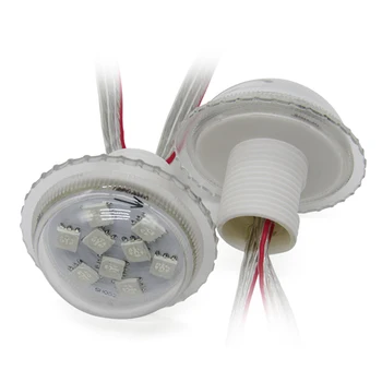

DC12V 38mm 9LEDs UCS1903 5050 smd led rgb pixel module light,digital amusement ride,diameter 38mm,9LEDs/module,waterproof IP68