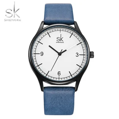 

Shengke Fashion Black Women Watches High Quality Ultra Thin Quartz Watch Woman Elegant Dress Ladies Watch Montre Femme