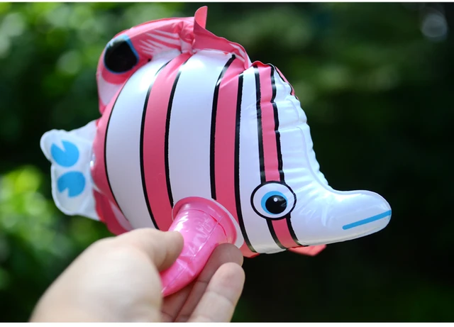 2pcs Seafood Inflatable Sea Animals Tropical Fish Adornment Animal Toys Bath Water Colorful Pvc The Kindergarten Toy Child Gift 6