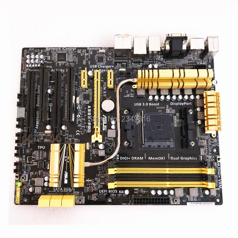 

For ASUS A88X-PRO Used original motherboard Socket FM2+ FM2 DDR3 A88X Desktop Motherboard