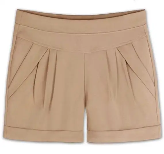 D297 Khaki YGYEEG/высококачественные летние шорты для женщин; яркие цвета; Высокая талия; имитация шифона; короткие однотонные ботинки; шорты; повседневная одежда; S-4XL - Цвет: D297 Khaki