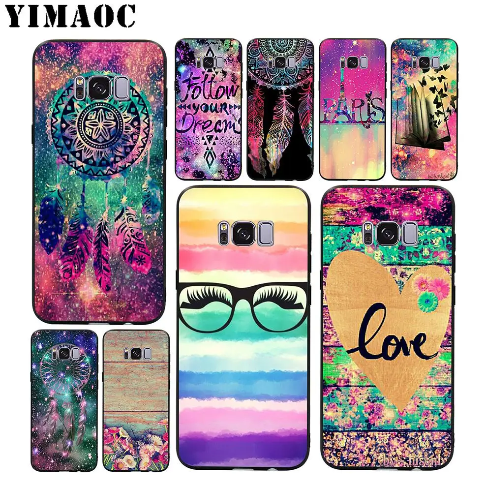 YIMAOC винтажный Мягкий силиконовый чехол для samsung Galaxy S9 S8 A6 Plus 2018 S7 S6 Edge A5 A3 2017 2016 Note 8 9