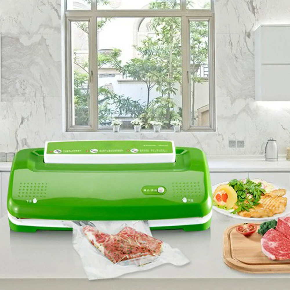 Glantop Fully Automatic Vacuum Packaging Machine Household Food Vacuum Sealer Film Sealer Vacuum