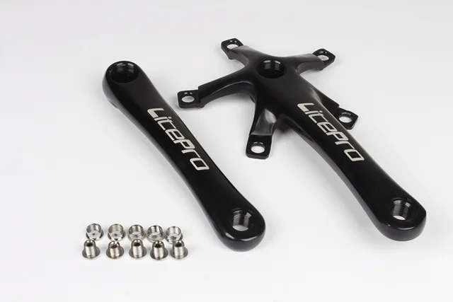 Litepro CNC легкая узкая широкая одноколесная цепь 130BCD 50t / 52t /54t/56t/58t комплект 170