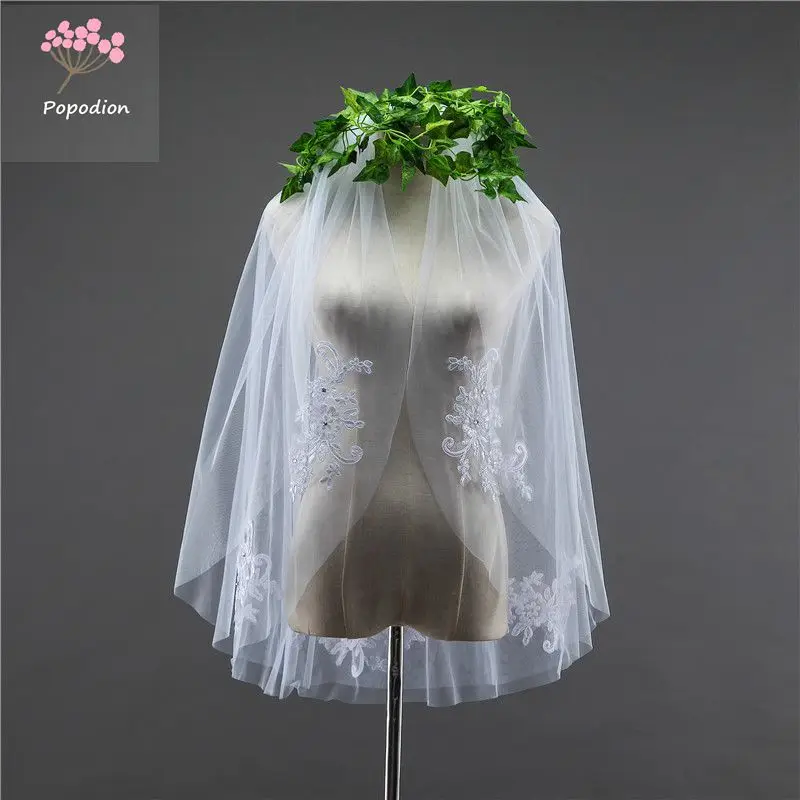 Cover face wedding accessories 1.5 meter wedding veil wedding veil