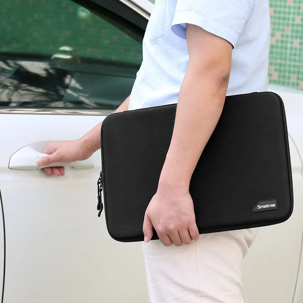 Smatree нейлоновая сумка для ноутбука совместимый 13,3-15 дюймов MacBook Pro Air/Dell/microsoft Surface Book/Tablet чехол черный