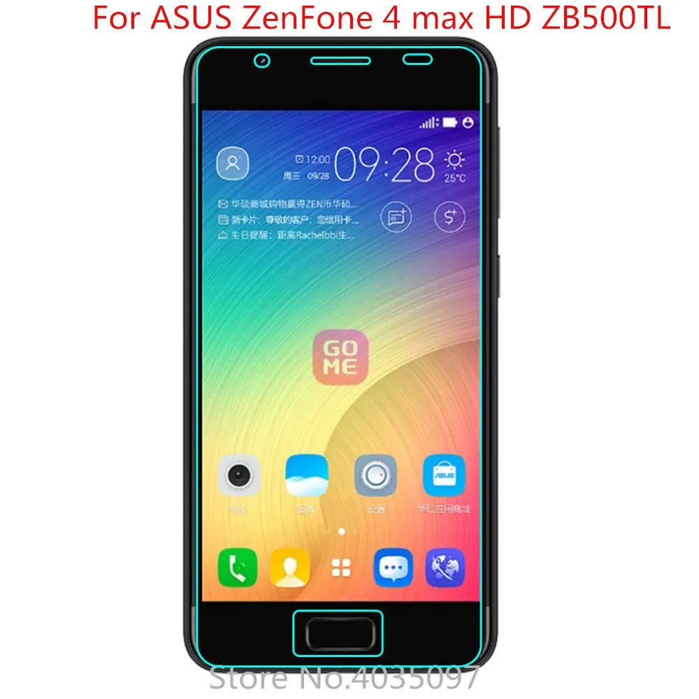 Закаленное стекло для asus ZenFone 4 Max X00KD ZB500TL Защитная пленка для смартфона для asus Zenfone Peg asus 4A ZB500TL