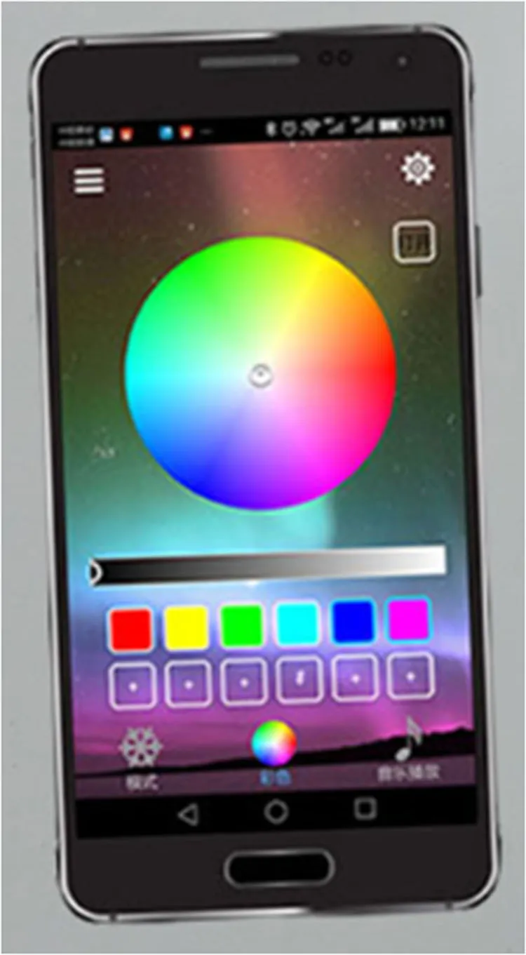 Музыкальный контроллер 1500 Вт для 110 В RGB Светодиодная лента 5050 SMD светильник та