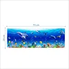 Underwater World Wall Stickers Fish Shark Dolphin Marine Wall Art Decals Kindergarten Nursery Kitchen Bathroom Decoration ► Photo 3/3