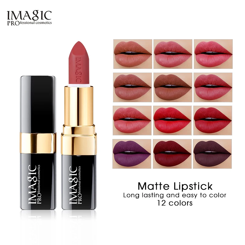 IMAGIC Lipstick Moisturizer Lips Smooth Lip Stick Long Lasting Charming
