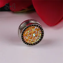 Vintage Crystal Brooch Women Scarf Buckle Strong Magnet Brooches Fashion Jewelry for Female Clothing Elegant Accessories Brooch