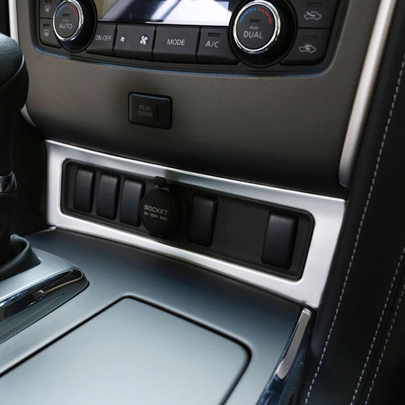 Для Infiniti QX80 2013-2018 LHD ABS украшение панели прикуривателя автомобиля Обложка