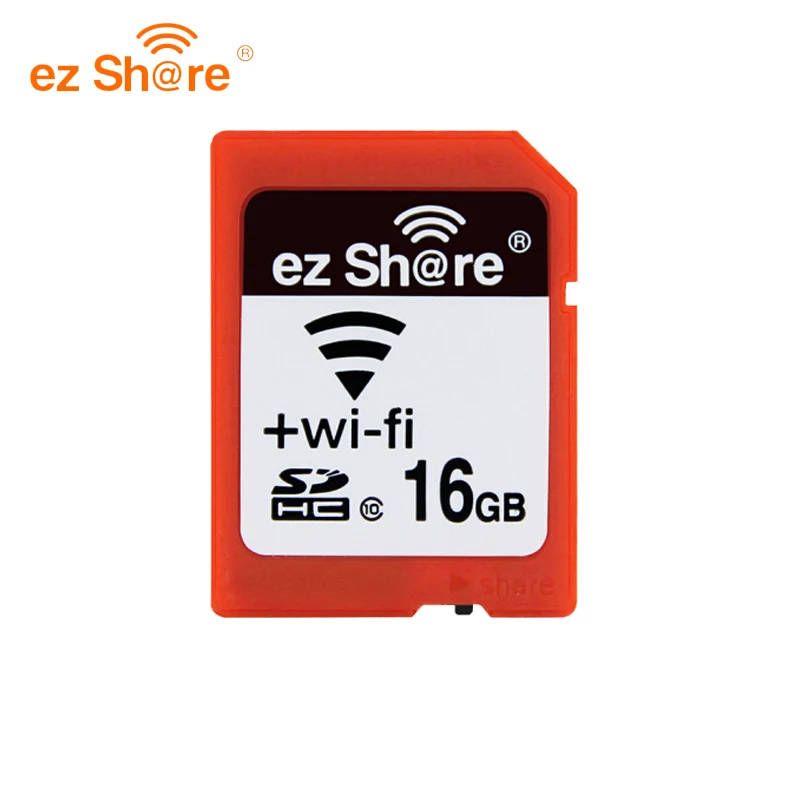 Original EZ share Memory sd wifi 32gb 16G wireless Share Card 4g 8g Class 10 64g 128g for canon/nikon/sony card Free card reade