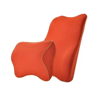 

Car Headrest Lumbar Suit Car Temperature Memory Foam Waist Neck Pillow Pillow