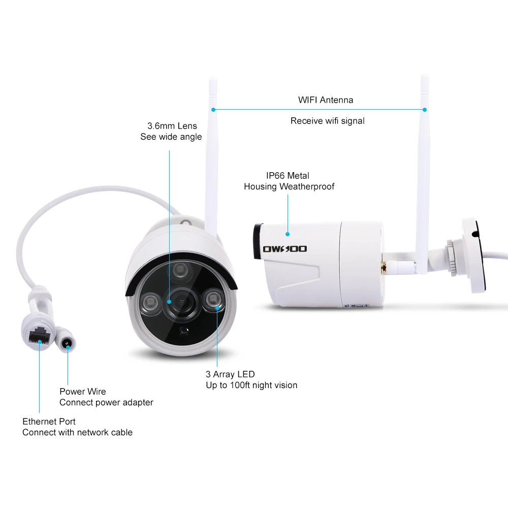 Беспроводной NVR комплект безопасности CCTV система видеонаблюдения wifi домашняя камера безопасности 4CH 1080P монитор ночного видения P2P Обнаружение движения