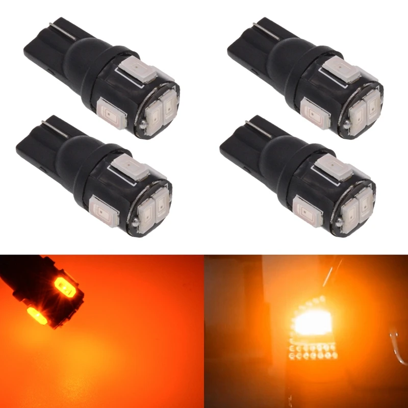 Buy Katur T10 Orange W5W Led Interior Map Lights Trunk