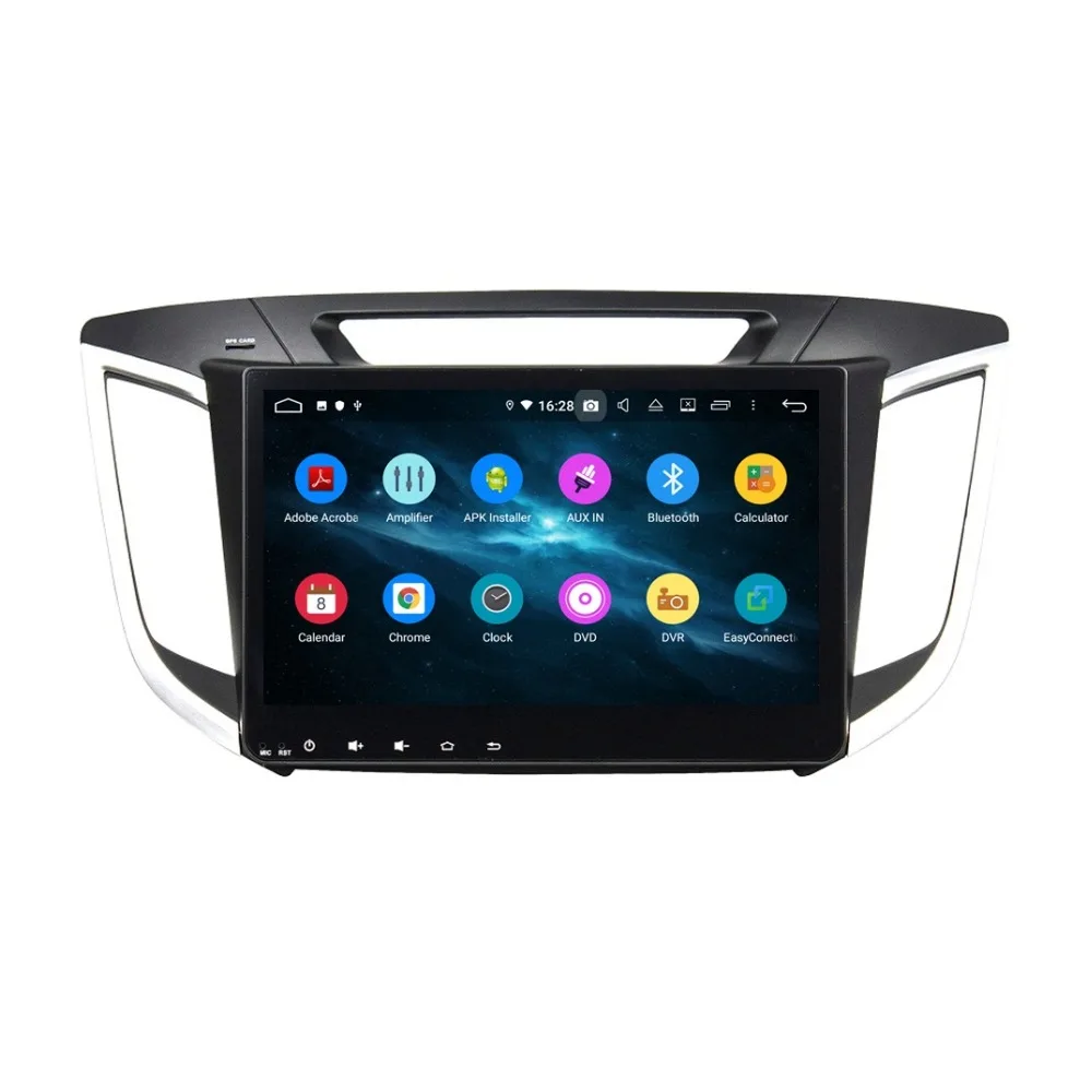 Cheap 4GB RAM Octa Core 10.1" Android 9.0 Car dvd Player for Hyundai IX25 Creta 2014-2016 Radio GPS Bluetooth WIFI USB Mirror-link 5