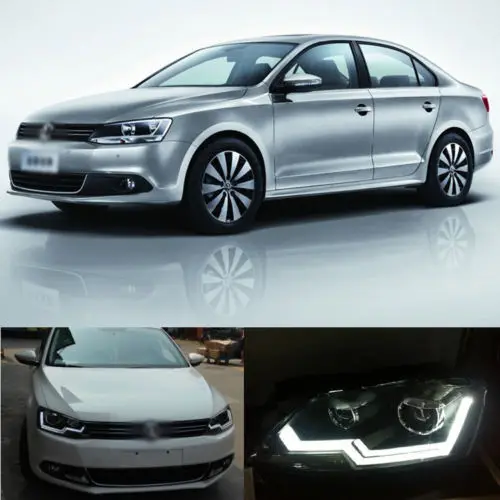 

Ownsun Innovative Cubic Effect LED DRL Bi-Xenon Headlight for Volkswagen Jetta Sagitar