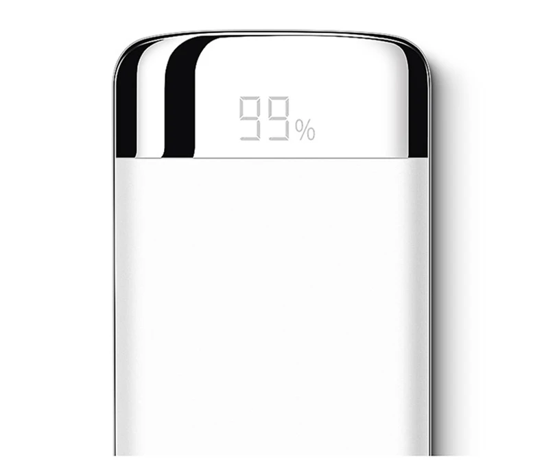 20000 мАч Внешний аккумулятор внешний аккумулятор светодиодный внешний аккумулятор портативный 2 USB зарядное устройство для мобильного телефона для Xiaomi Mi iphone X
