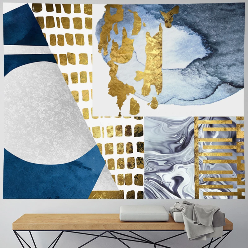 Fashion Geometric stripe abstract wall hanging structure hippie Tapestries splice Psychedelic Wall carpet Hanging Home Decor Fashion Geometric stripe abstract wall hanging structure hippie Tapestries splice Psychedelic Wall carpet Hanging Home Decor